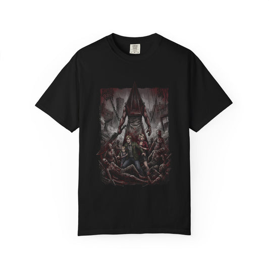 Pyramid Head Slash Ready Silent Hill 2 Remake Great Knife Horror Premium T-Shirt