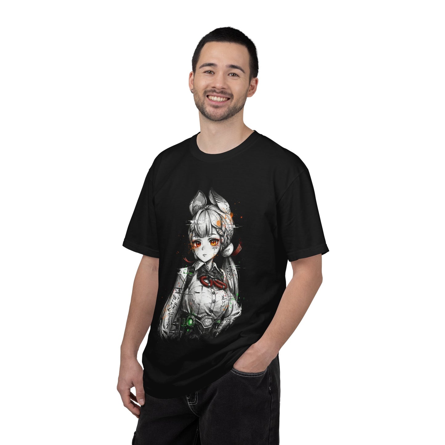 Alice Thymefield ZZZ Silver Hair Rabbit Ears Fencing Sword Icon Premium T-Shirt