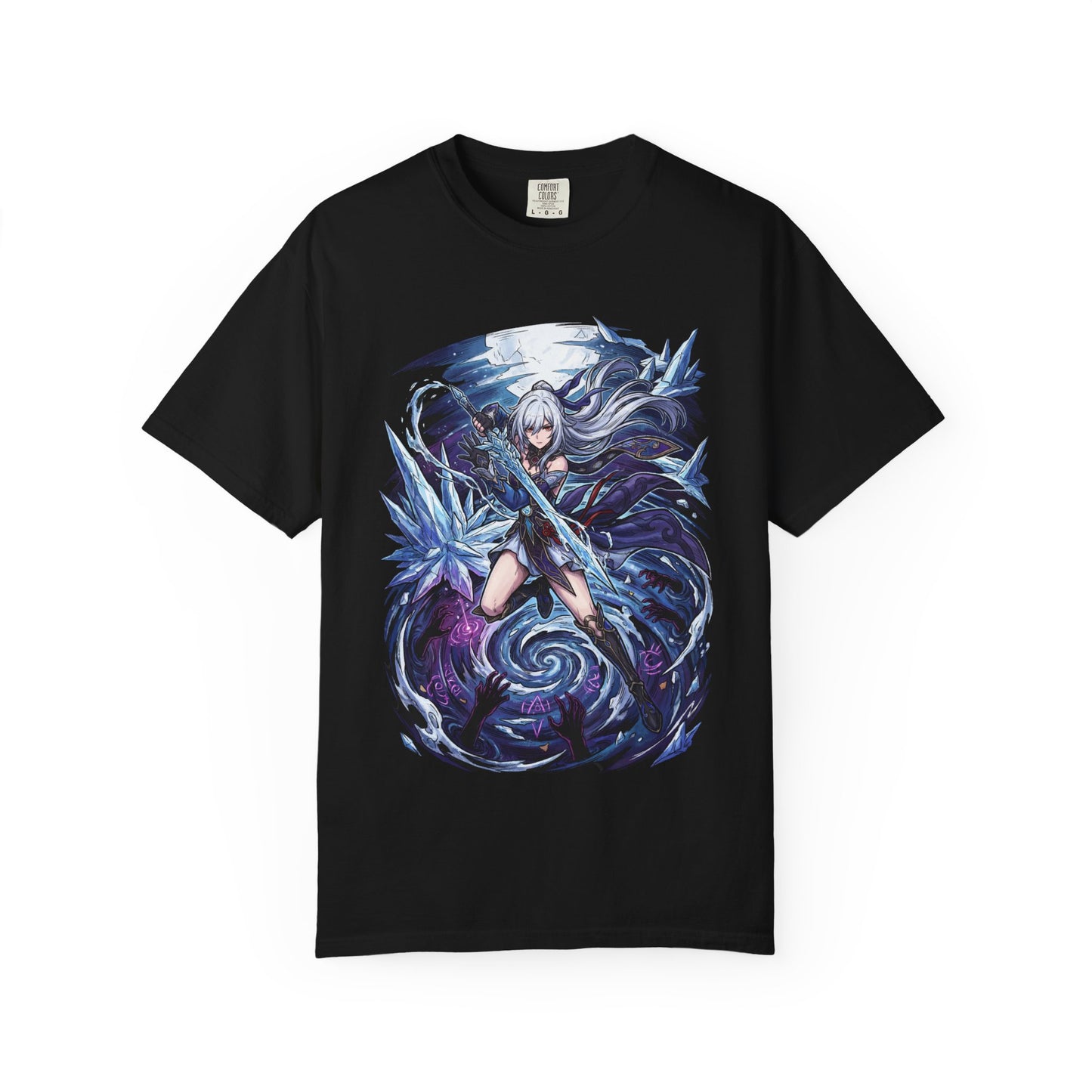 Jingliu HSR: Pale Skin Magenta Eyes Swordmaster Premium T-Shirt