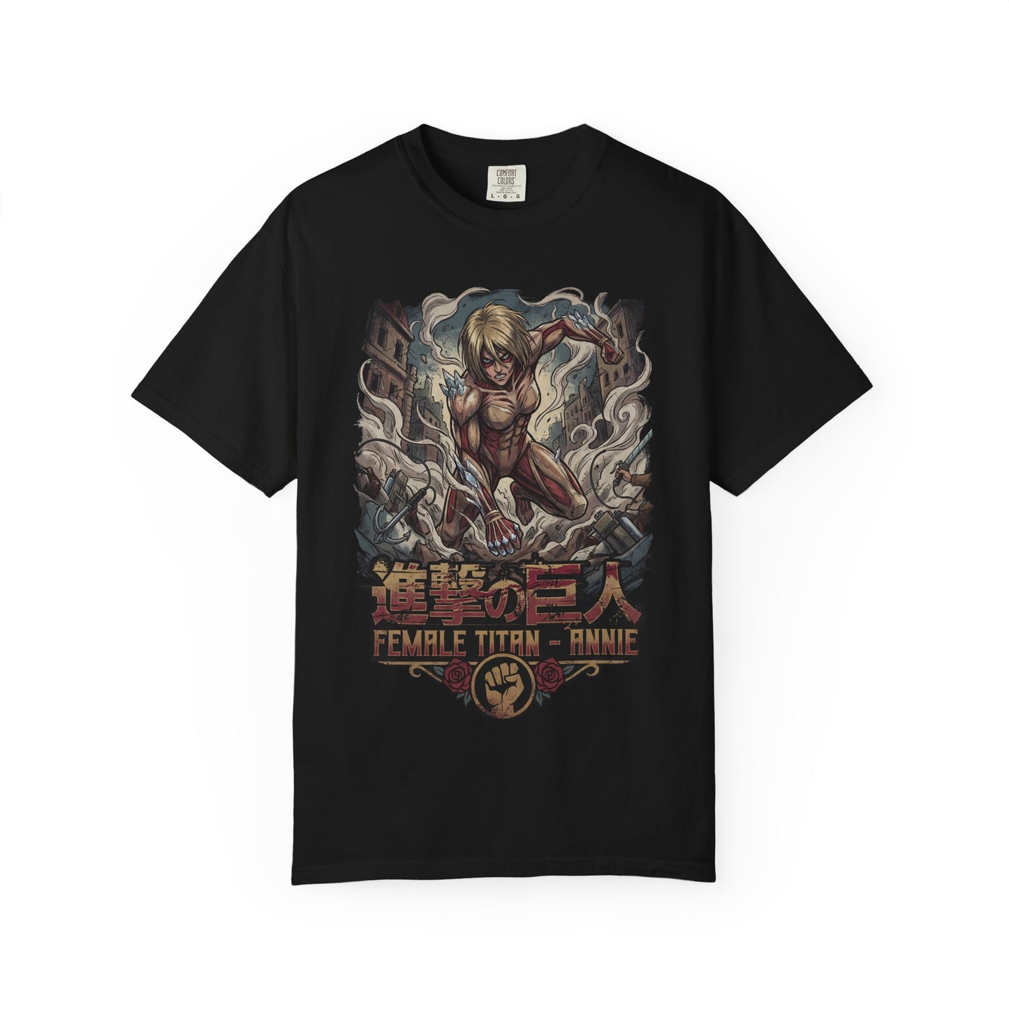 Annie Leonhart Female Titan Crystal Warrior Premium T-Shirt