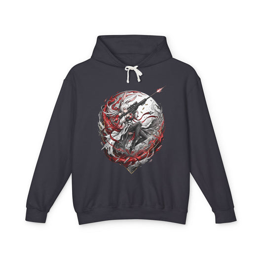 Chaos Zero Nightmare Seleste Bunny Ears Sniper Red Ribbons Fan Art Hoodie