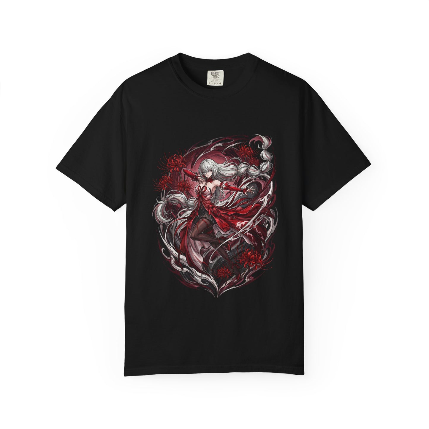Phrolova WuWa Grey Braided Hair Fractsidus Overseer Portrait Premium T-Shirt