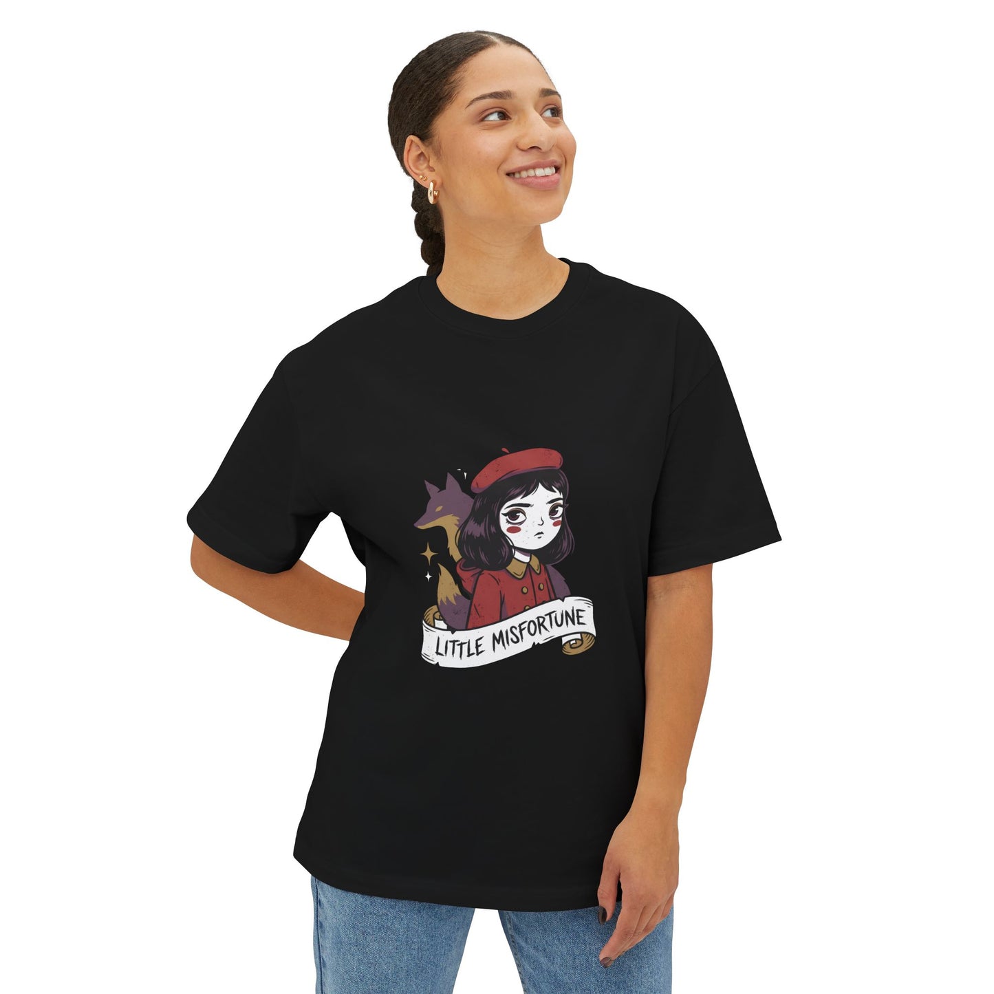Little Misfortune: Mr. Voice Morgo Parasite Reveal Premium Oversized Unisex T-Shirt