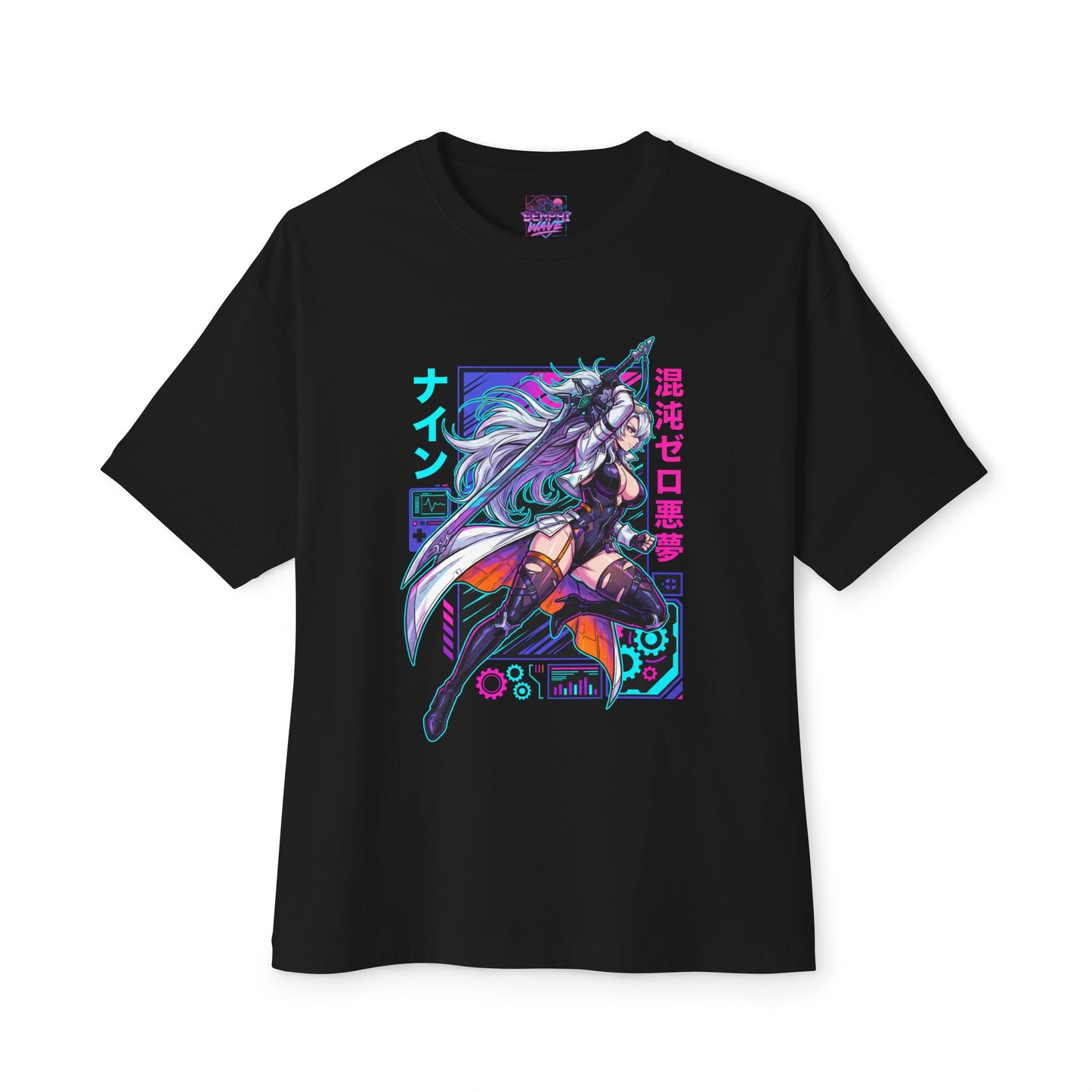 Nine CZN Vanguard Mercenary Legendary Survivor Big Sword Fan Art Portrait Premium Oversized Unisex T-Shirt