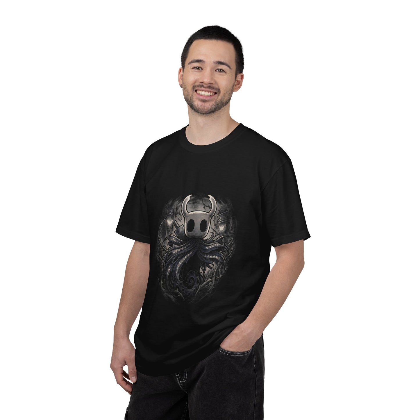 Hollow Knight Ghost Broken Nail Wanderer Design Premium T-Shirt