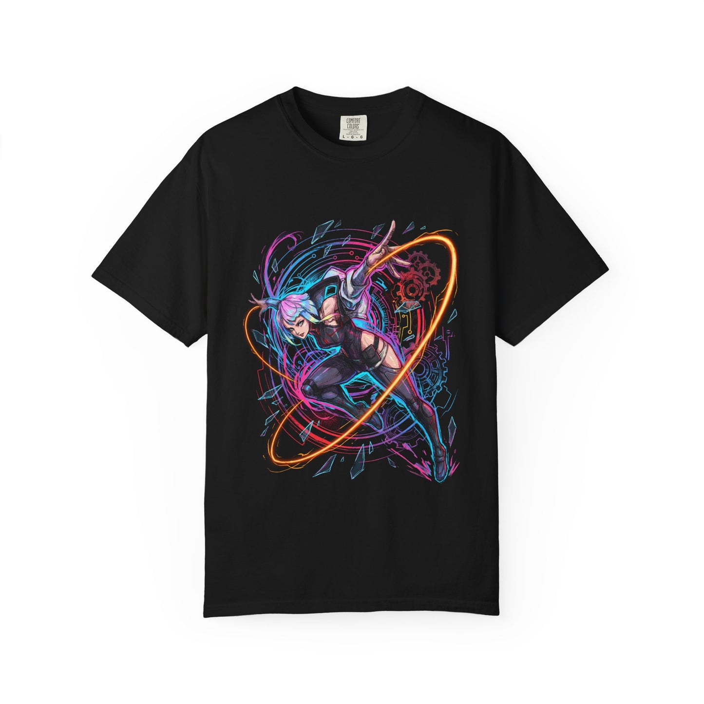 Cyberpunk Edgerunners Lucy Moon Gazing Dreamer Portrait Premium T-Shirt