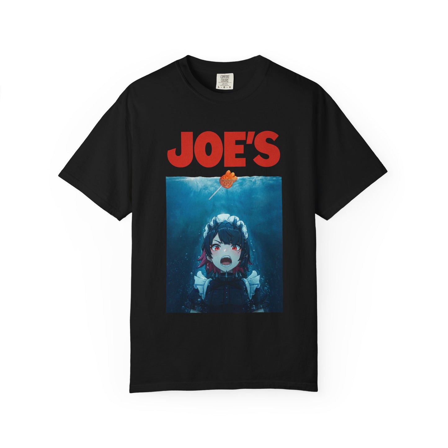 ZZZ Ellen Joe Jaws Crossover – Ice Scissor Shark Tail Dramatic Portrait Premium T-Shirt