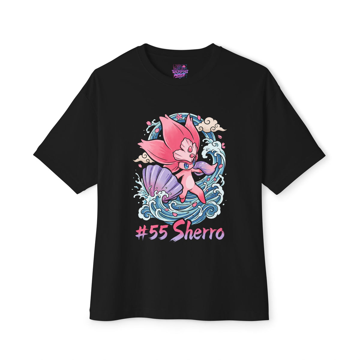 Sherro Aniimo Ukiyo-e Creature Art - Oversized Premium Tee