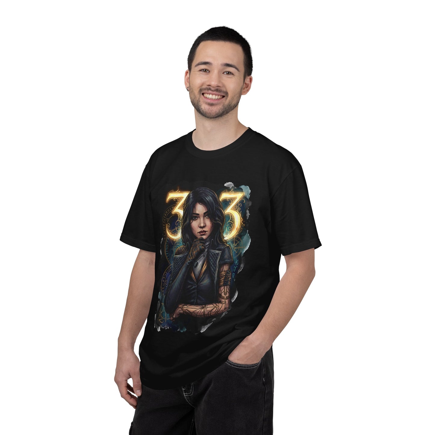Clair Obscur Expedition 33 Lune T-Shirt | Elemental Mage Scholar RPG Tee Premium T-Shirt