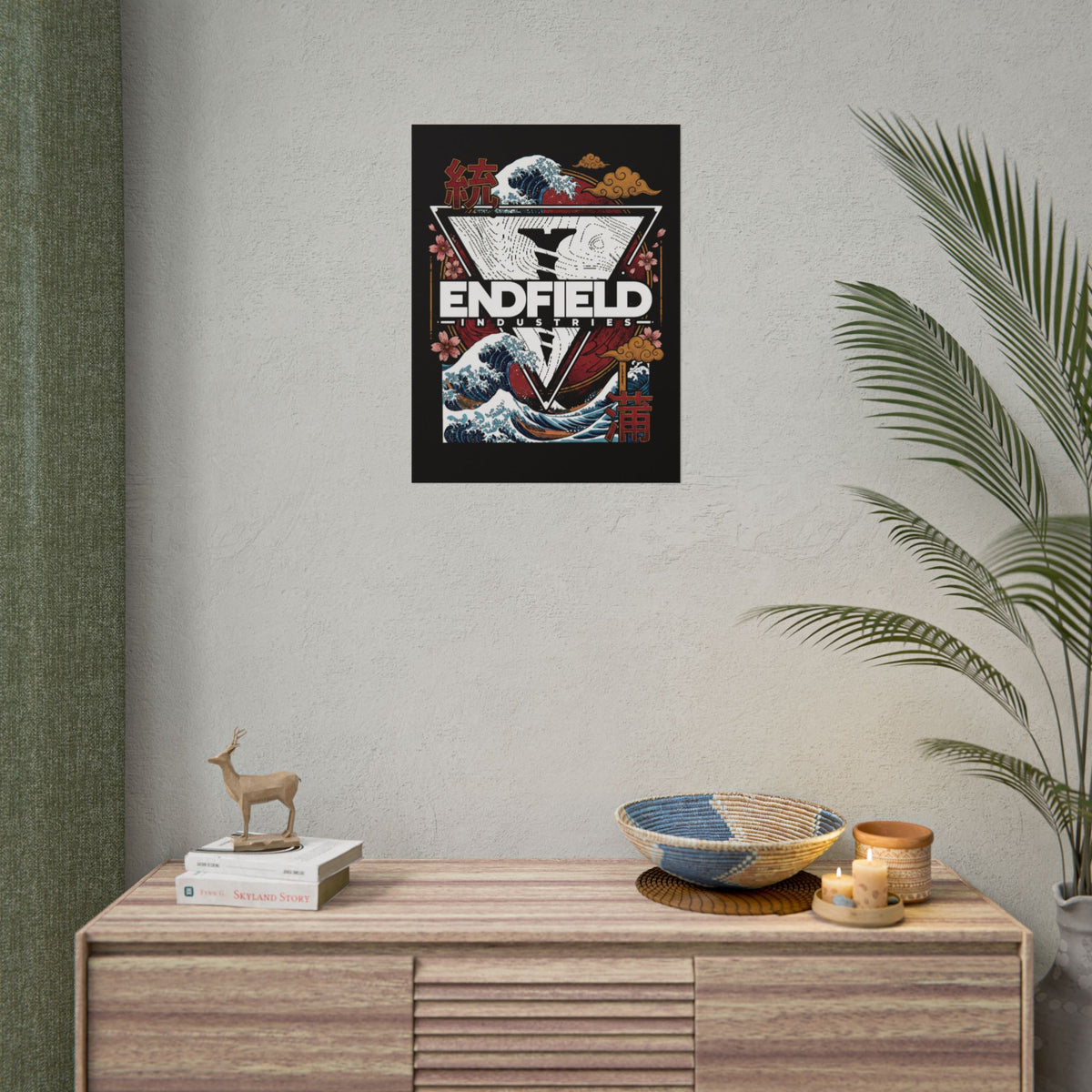 Arknights Endfield Industries Great Wave Crest Poster