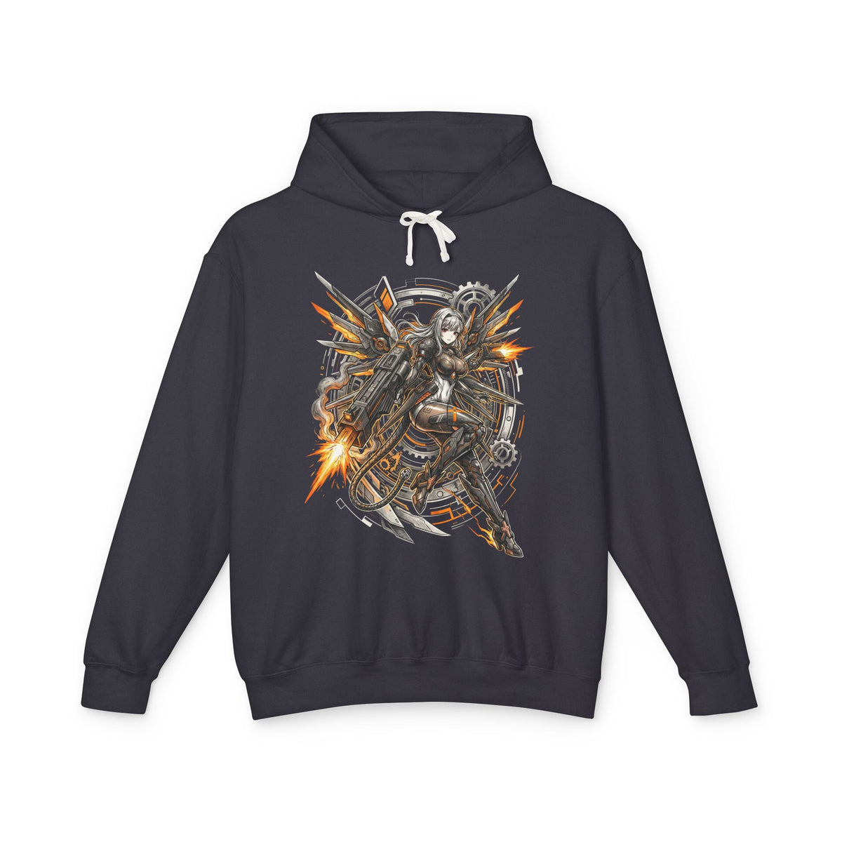 Nikke Modernia Mechanical Wings Clockwork Fan Art Hoodie