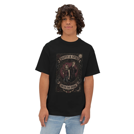 Buffy the Vampire Slayer Angel Spike Drama – 90s Icon Premium Oversized Unisex T-Shirt