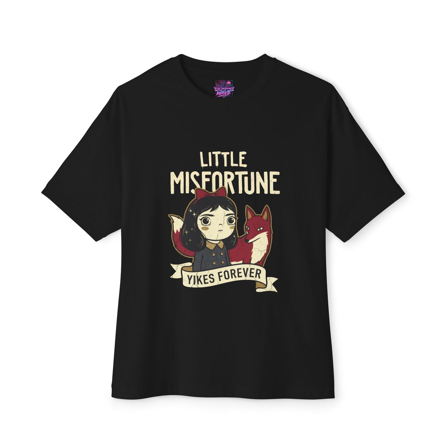 Little Misfortune: Misfortune Ramirez Hernandez Eternal Happiness Quest Premium Oversized Unisex T-Shirt