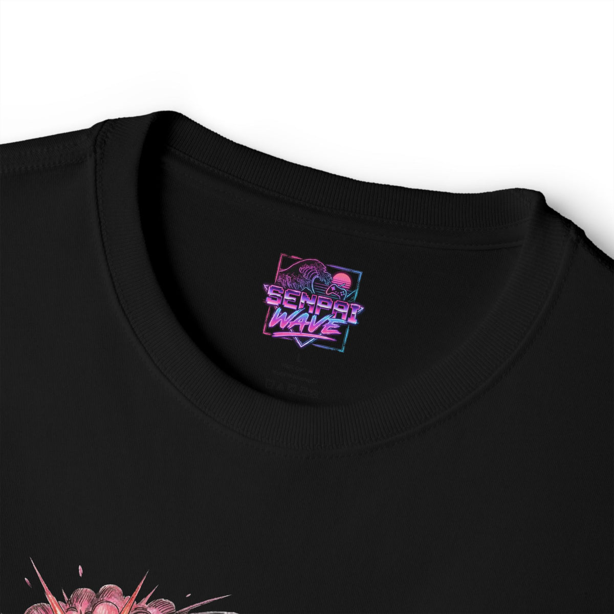 Nikke Alice Pink Bodysuit Sniper Rifle Fan Art Oversized T-Shirt
