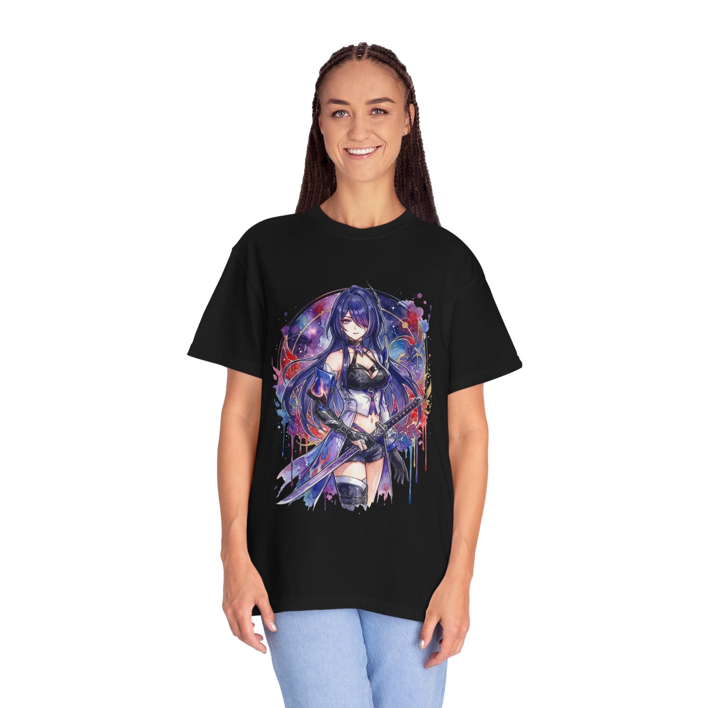 Honkai Star Rail Acheron Galaxy Ranger Mysterious Beauty Art Premium T-Shirt