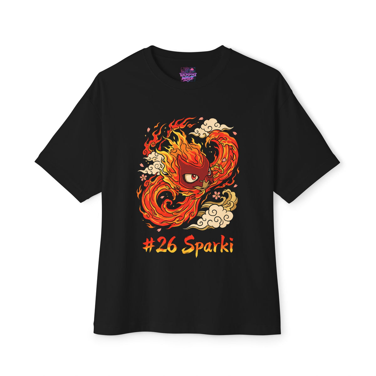 Sparki Aniimo Ukiyo-e Creature Art - Oversized Premium Tee