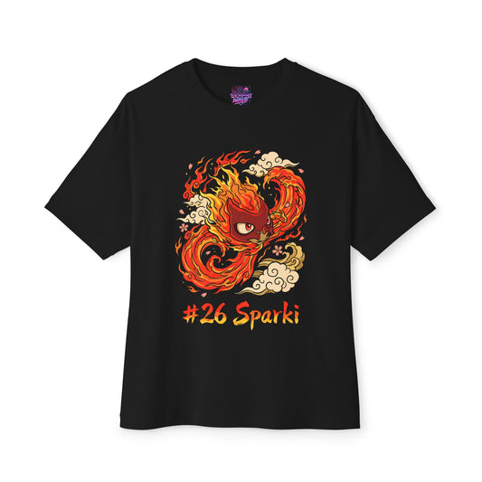 Sparki Aniimo Ukiyo-e Creature Art - Oversized Premium Tee