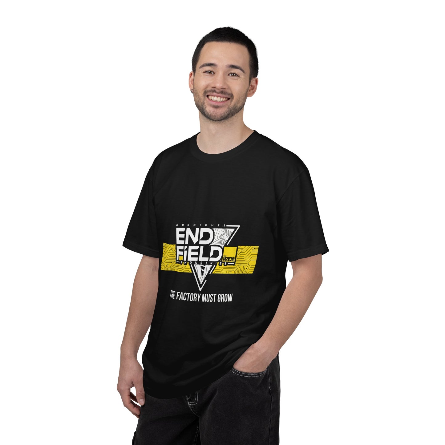 Arknights Endfield The Factory Must Grow Meme Factory Expansion Automation Endless Build Premium T-Shirt