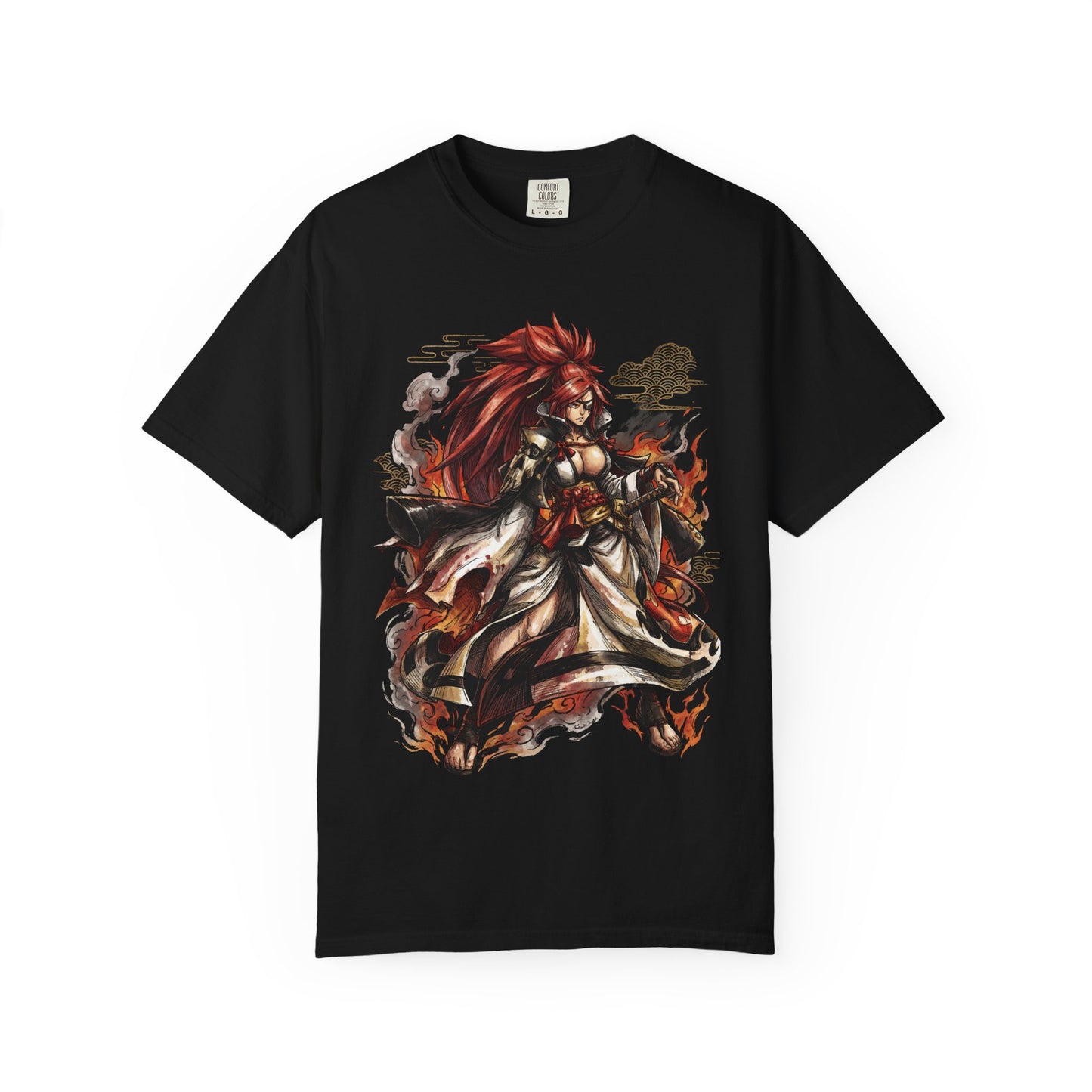 Baiken Guilty Gear One Armed Ronin Art Premium T-Shirt
