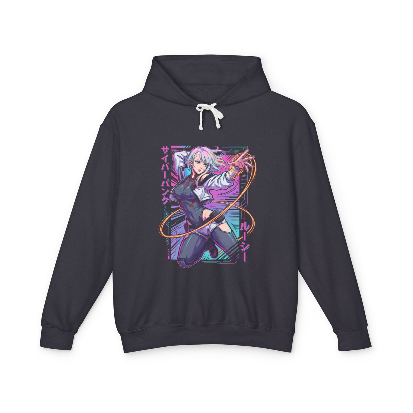 Lucy Edgerunners Monowire Whip Cyberpunk Netrunner Art Unisex Premium Hoodie