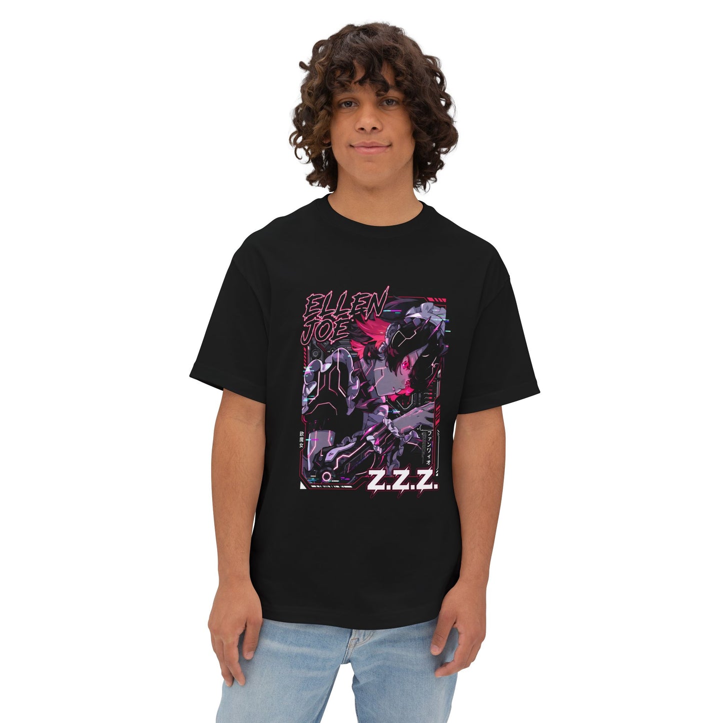Zenless Zone Zero Ellen Joe Anime Gaming Graphic Tee Premium Oversized Unisex T-Shirt