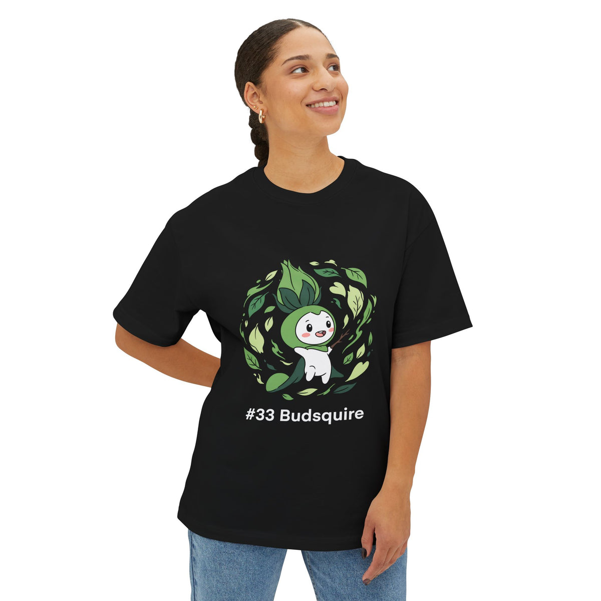 Budsquire Aniimo Minimalist Creature Art - Oversized Premium Tee