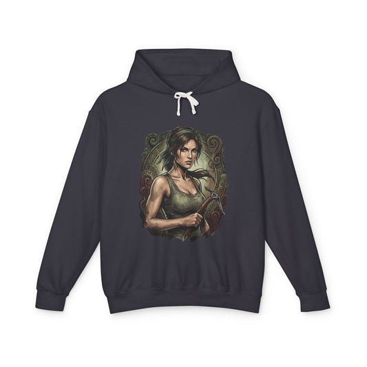 Lara Croft | Turquoise Tank Retro Tomb Raider Fan Apparel Hoodie