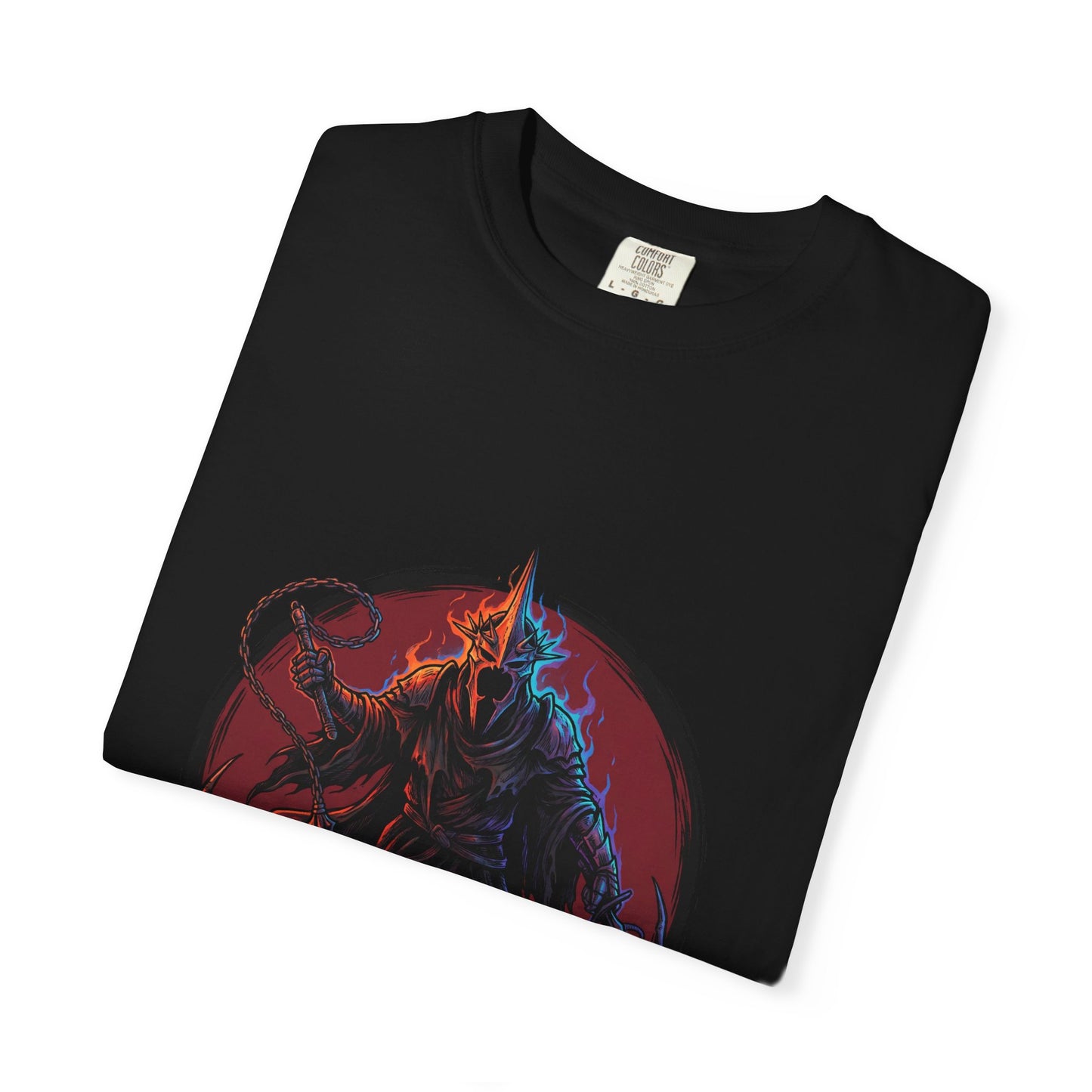 Witch-king of Angmar Fan Art – Black Mantle Crown Gleaming Eyes Design Premium T-Shirt