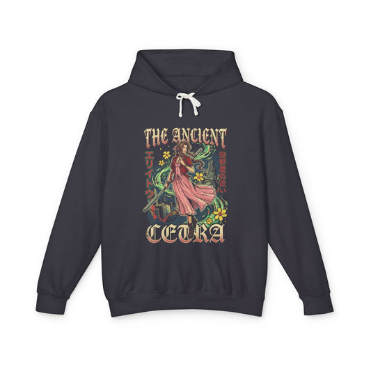 Final Fantasy VII Aerith Gainsborough Pink Dress Flower Girl Design Unisex Premium Hoodie