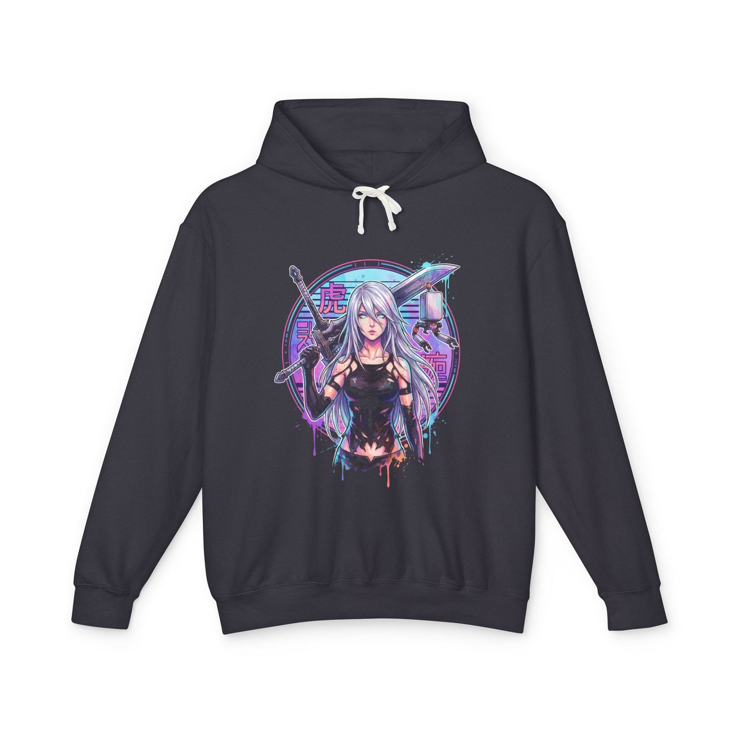 A2 NieR Automata Cold Blue Eyes Beauty Mark Icon Unisex Premium Hoodie