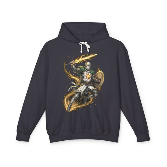 Solaire of Astora Sunlight Warrior Portrait Unisex Premium Hoodie