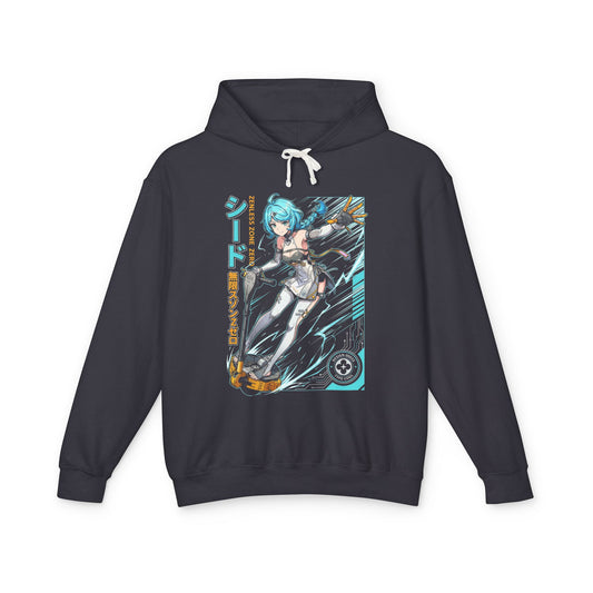 Seed Zenless Zone Zero 80s Neon Scooter Mecha Art Unisex Premium Hoodie