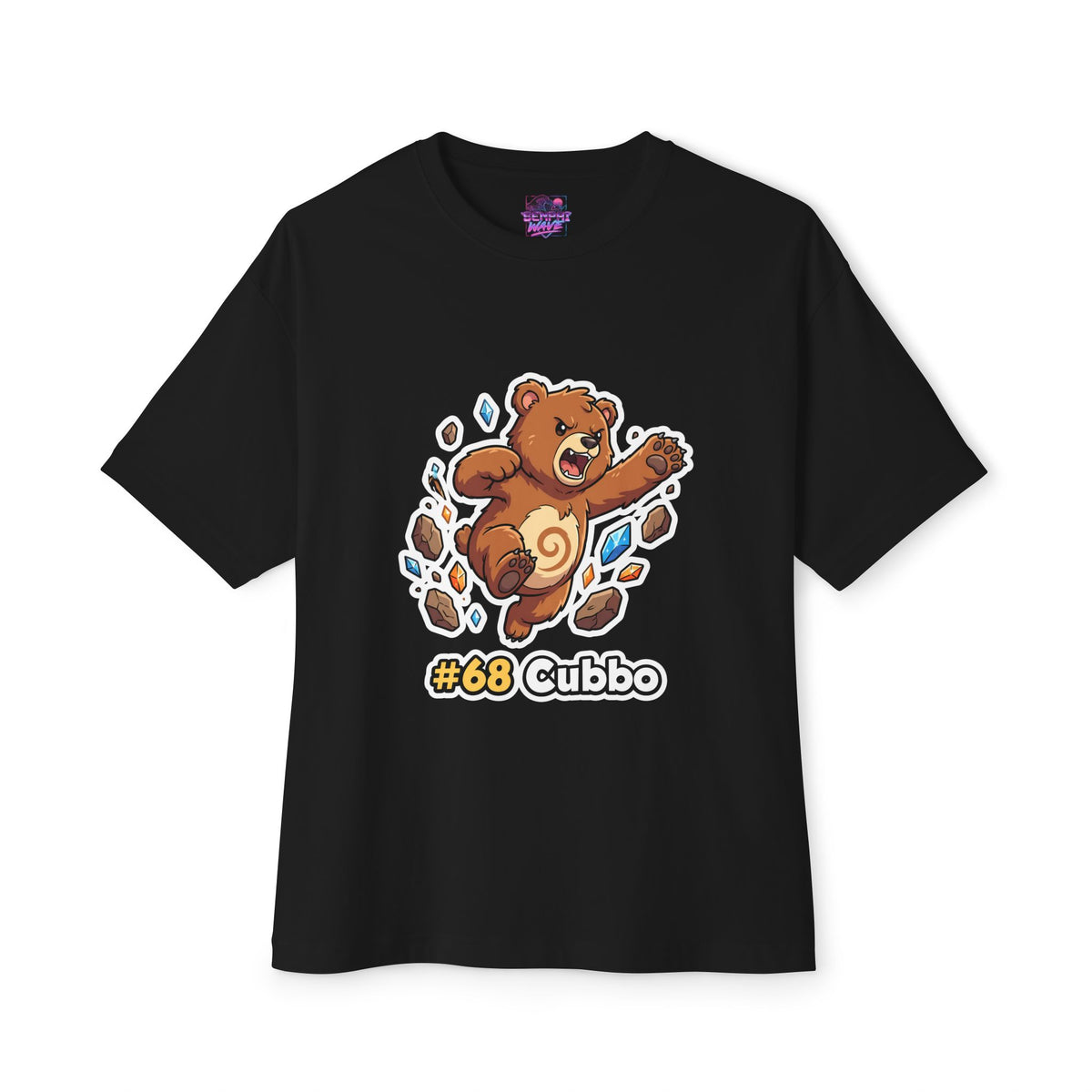 Cubbo Aniimo Sticker Art Creature Art - Oversized Premium Tee