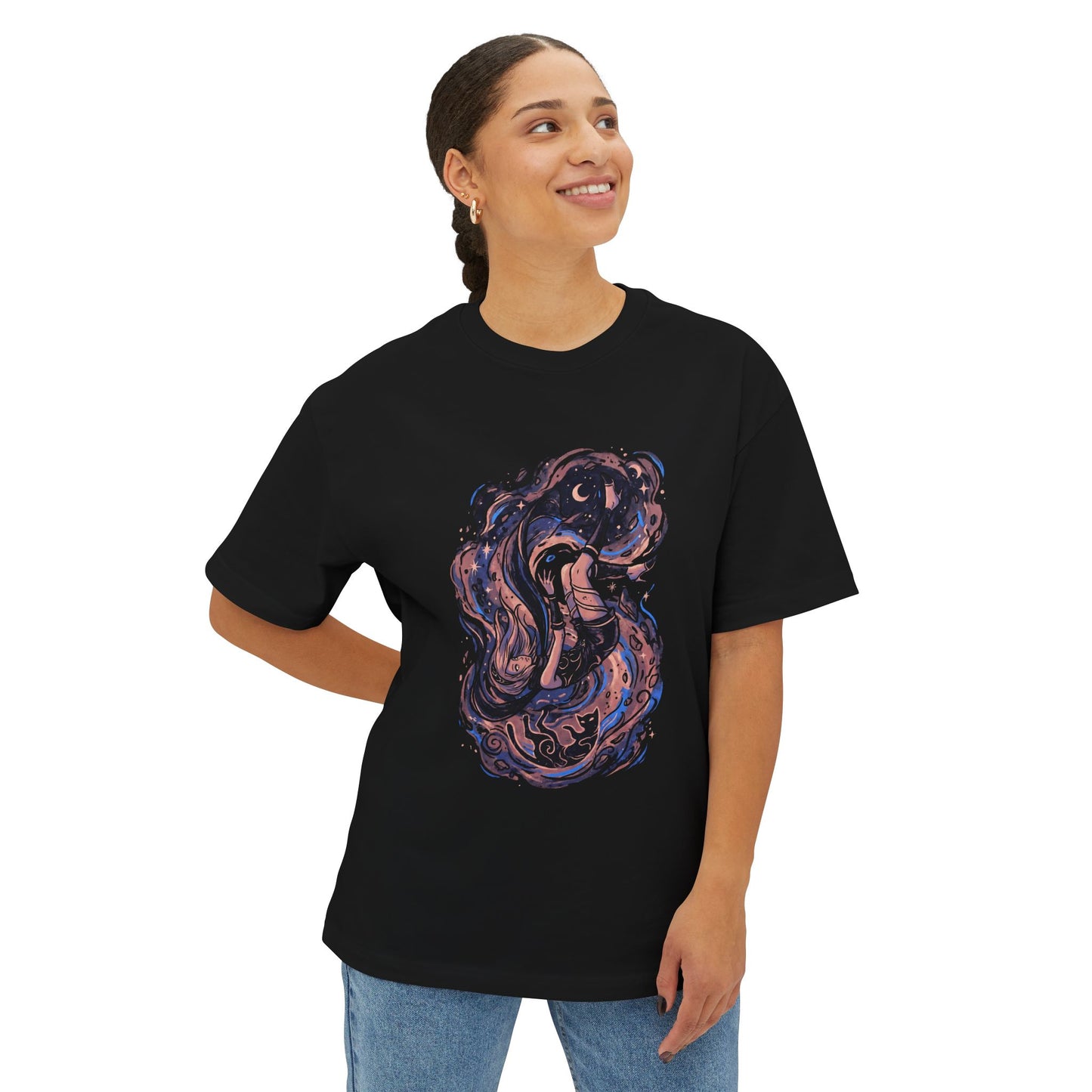 Gravity Rush Celestial Dreamer Celestial Dreamer Gaming Graphic Tee Premium Oversized Unisex T-Shirt