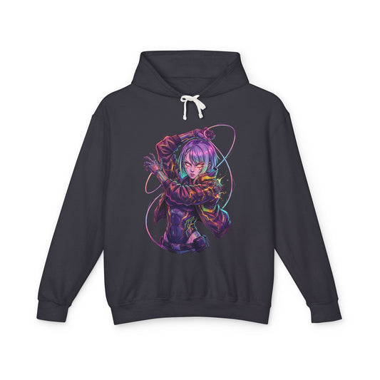 Cyberpunk Edgerunners Lucy David Martinez Romance Tragic Art Unisex Premium Hoodie