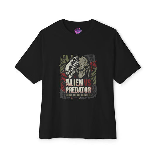 Alien vs Predator: Antarctic Temple Battle Premium Oversized Unisex T-Shirt