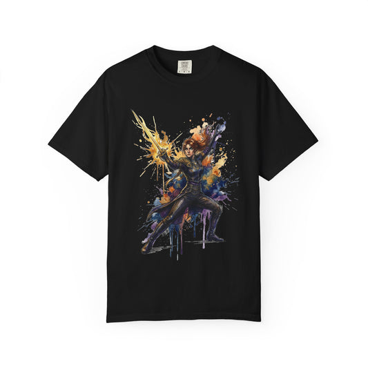 Clair Obscur Maelle Paintress Curse Painter Portrait Premium T-Shirt