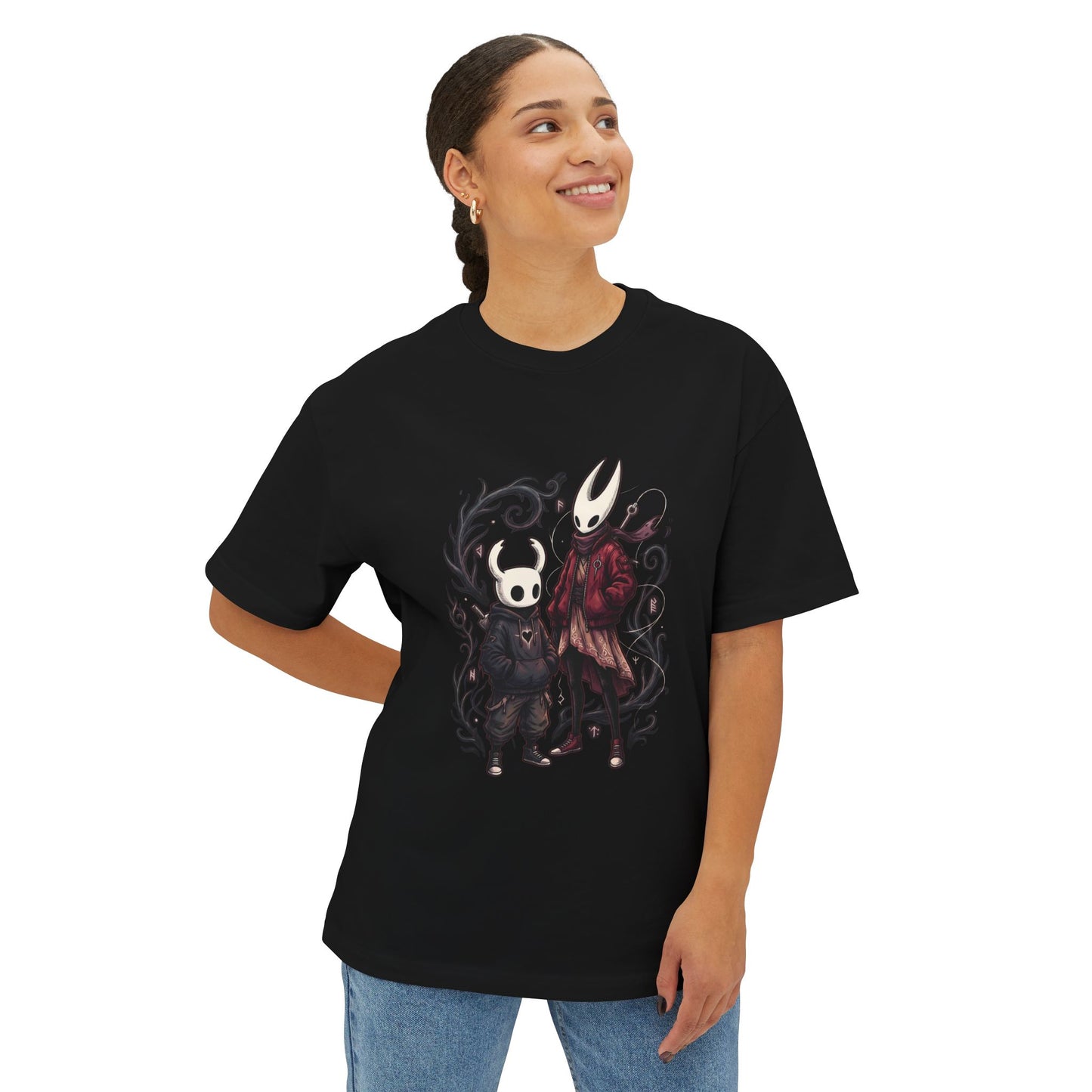 Hollow Knight Ghost Urban: Baggy Streetwear Drip Premium Oversized Unisex T-Shirt