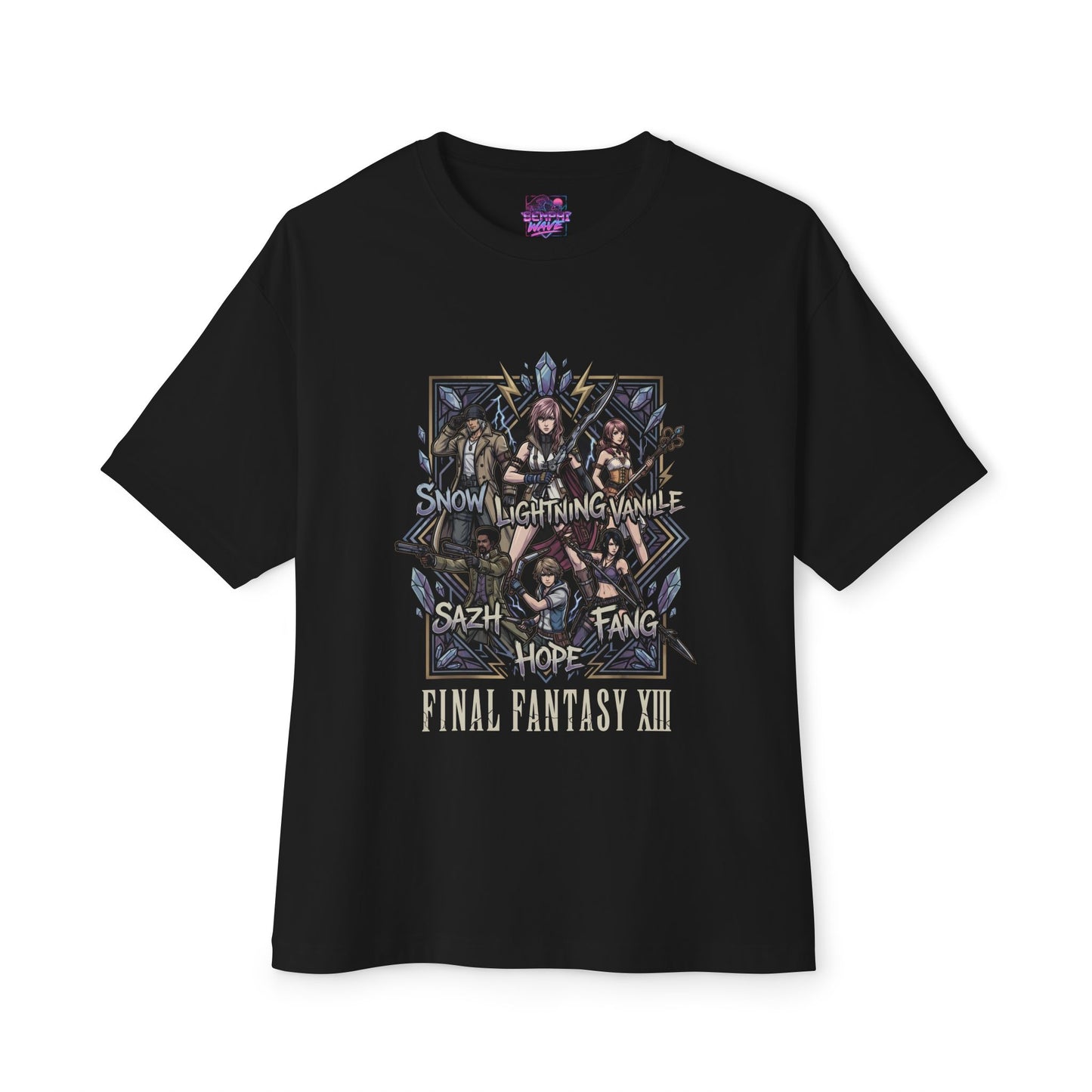 Final Fantasy XIII Paradigm Shift Battle System Premium Oversized Unisex T-Shirt