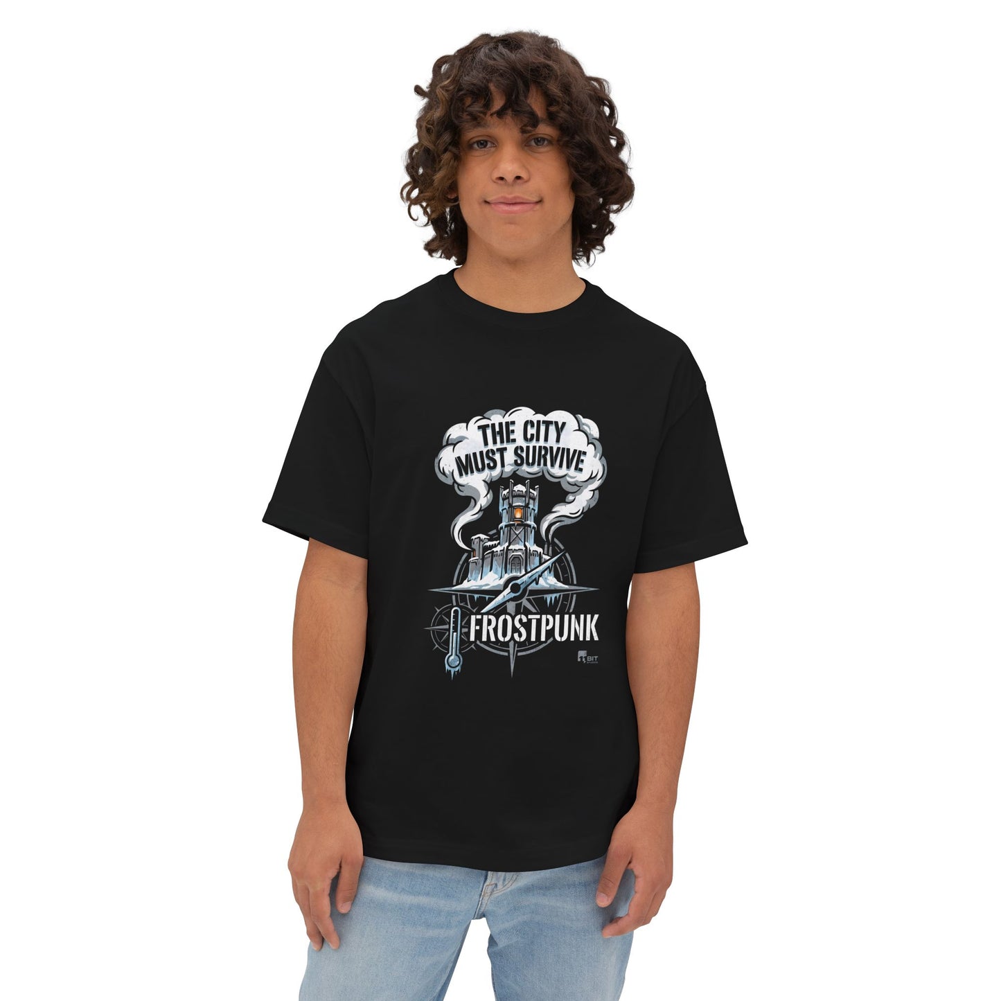 Frostpunk Lawbringer Harsh Decisions Leader Premium Oversized Unisex T-Shirt