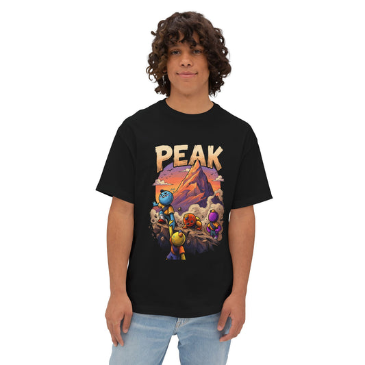 Peak: Co-op Climbing Indie Game Chaos Premium Oversized Unisex T-Shirt