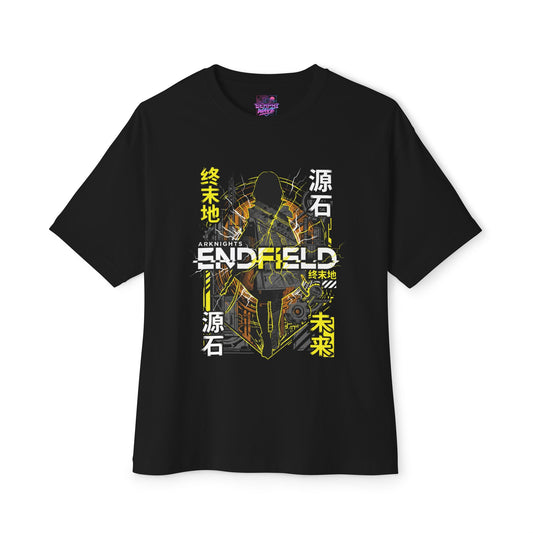 Arknights Endfield The Factory Must Grow Meme T-Shirt Factory Automation Resource Grind Premium Oversized Unisex T-Shirt
