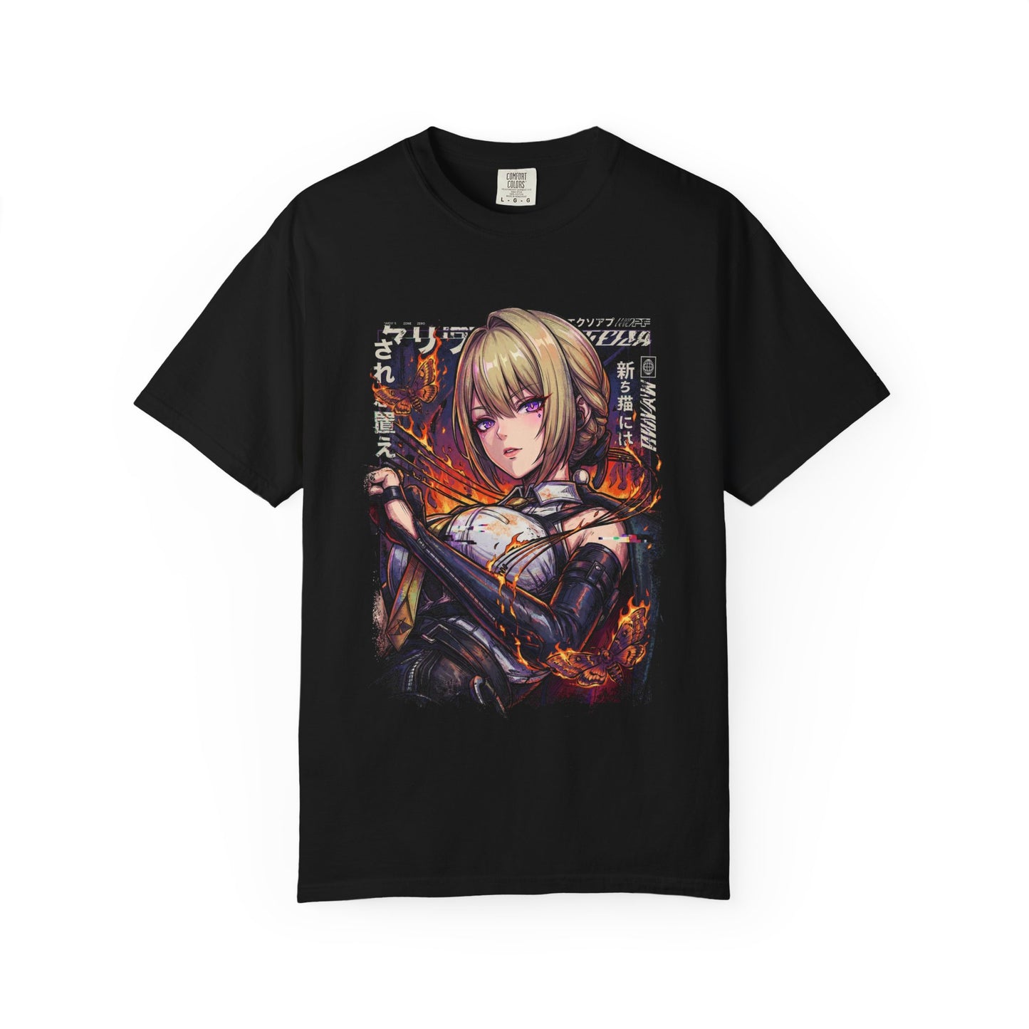 Evelyn Chevalier ZZZ Red Burning Tethers Portrait Premium T-Shirt