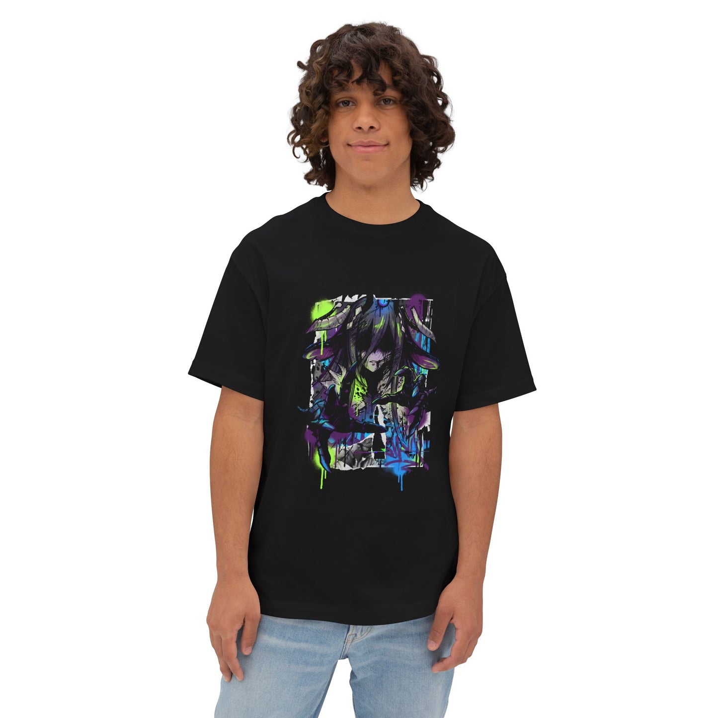 Narja Flying Wyrm Elysion – Dark Fantasy Gacha Heroine Premium Oversized Unisex T-Shirt