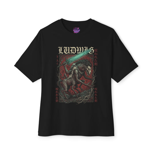 Ludwig the Holy Blade Bloodborne First Hunter Nightmare Frontier Art Premium Oversized Unisex T-Shirt