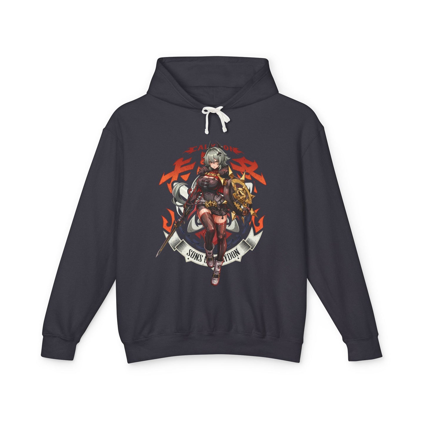 ZZZ Caesar King Green Hair Bull Horns Portrait Unisex Premium Hoodie