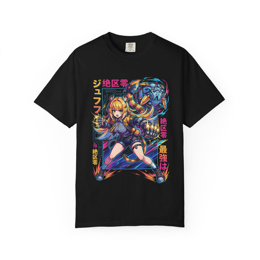Ju Fufu Zenless Zone Zero 80s Neon Claw Warrior Premium T-Shirt