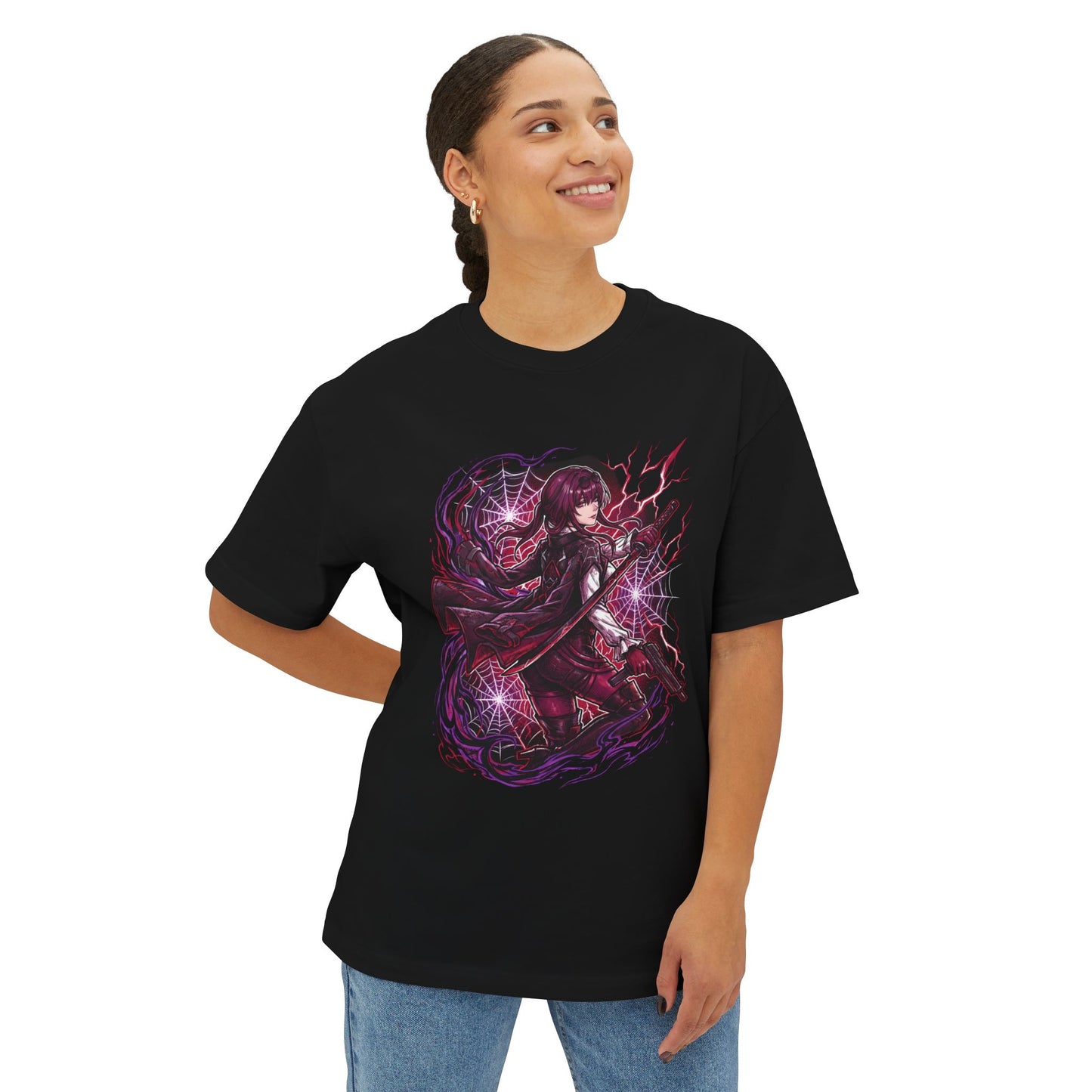 Kafka Honkai Star Rail: Black Swan Partner Legend Premium Oversized Unisex T-Shirt