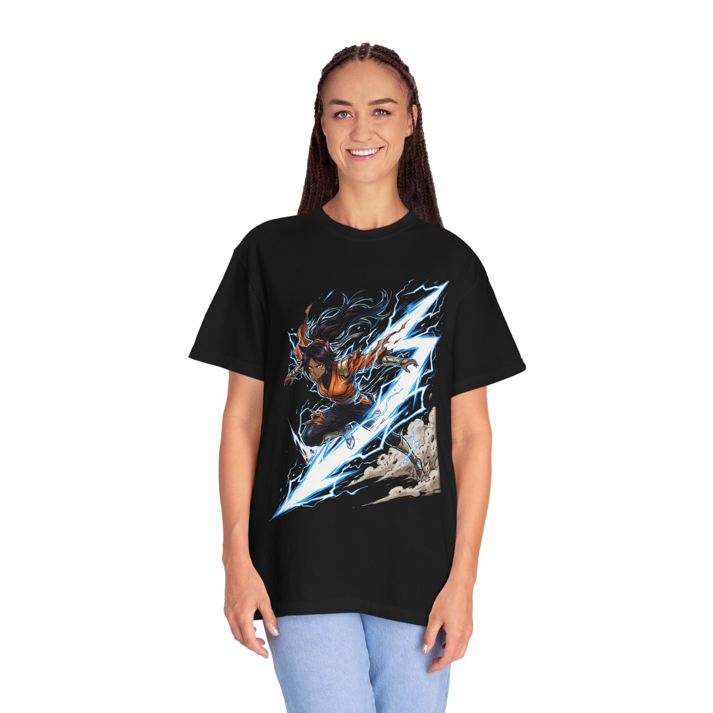 Bleach Yoruichi Shihouin God of Thunder Form TYBW 2026 Art Premium T-Shirt