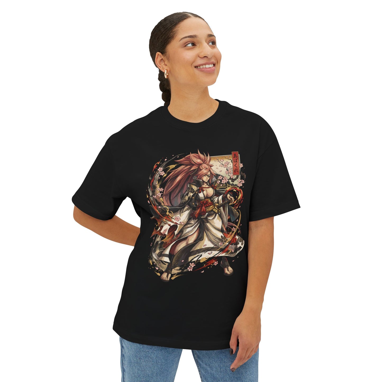 Baiken Guilty Gear: Unfaltering Awakened Samurai Premium Oversized Unisex T-Shirt